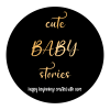 Cute Baby Stories_Black_Round_PNG